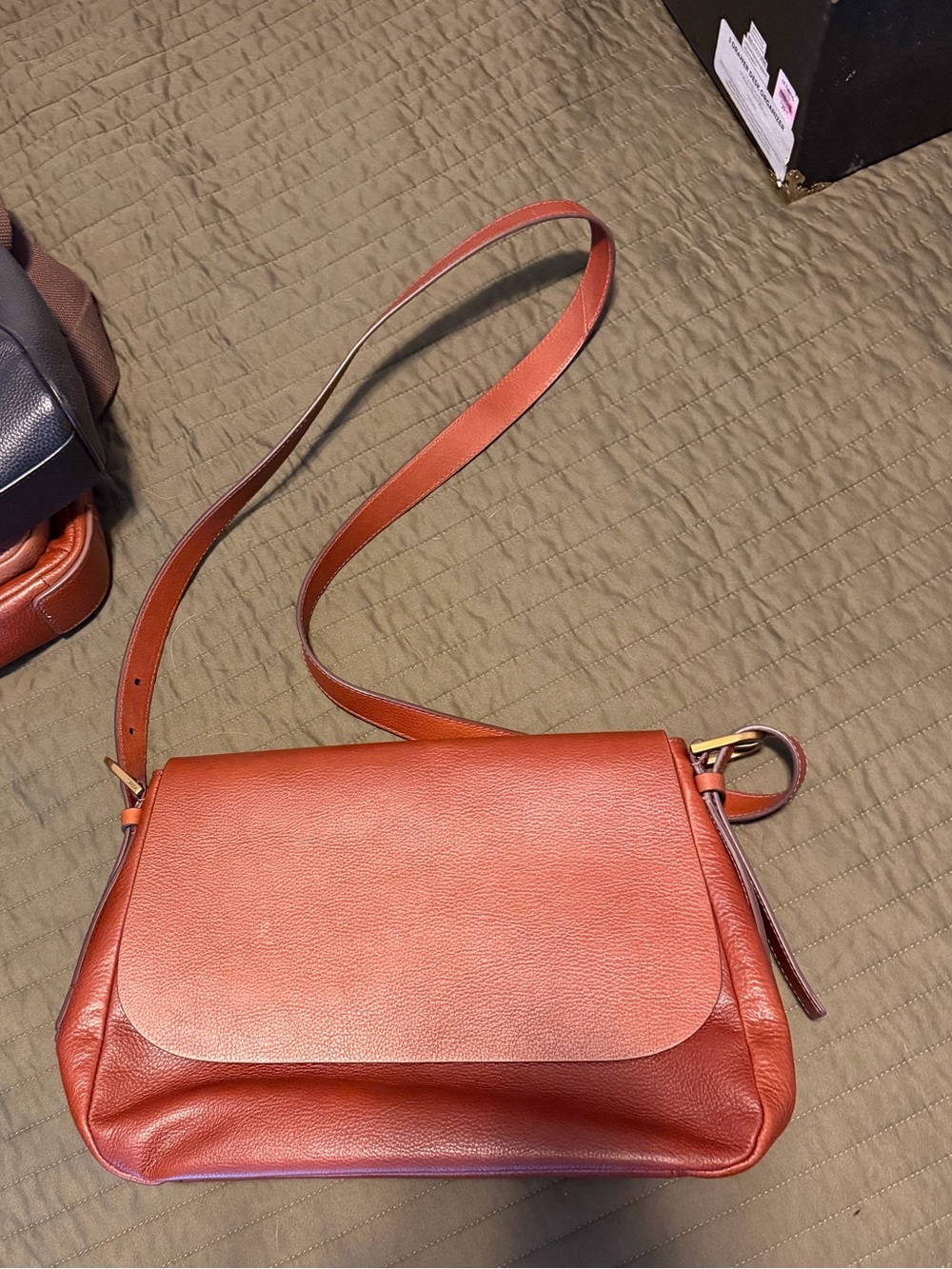 Fossil leather bag